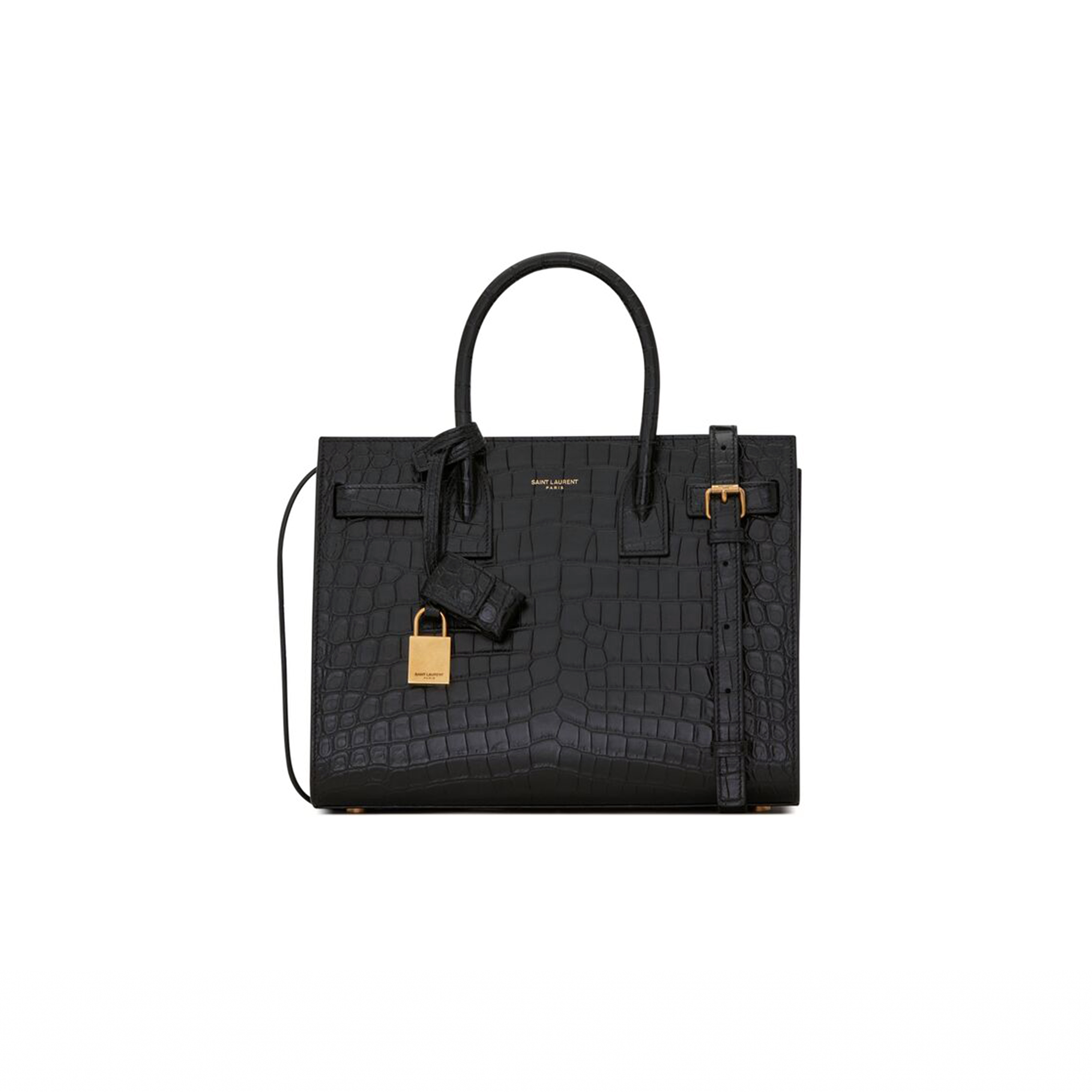 YSL SAC DE JOUR IN CROCODILE-EMBOSSED LEATHER-BABY 421863DZEAW1000 (26*20*13cm) YSL SAC DE JOUR IN CROCODILE-EMBOSSED LEATHER-BABY 421863DZEAW1000 (26*20*13cm)